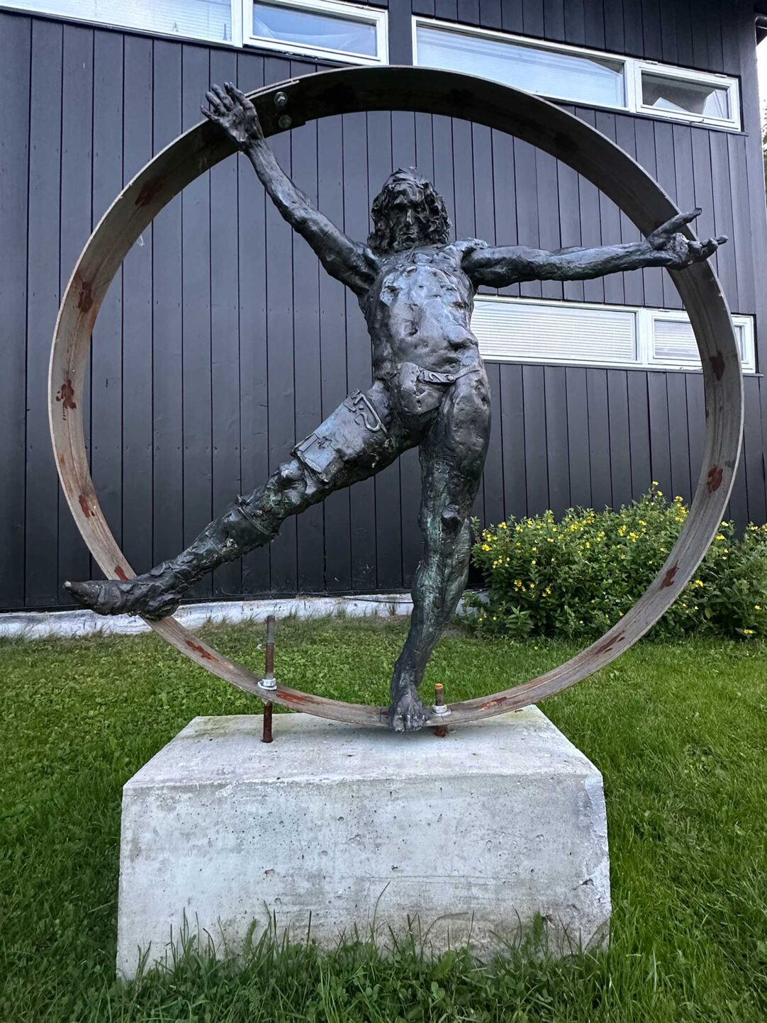 Canon, XXI Century", Bronze, steel